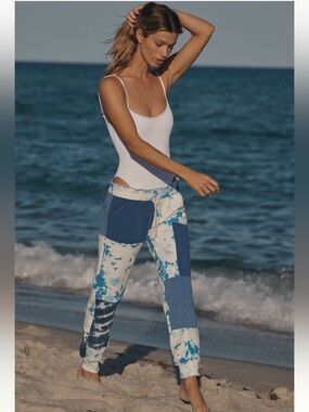 Electric & Rose Classic Jogger - Indigo Patchwork